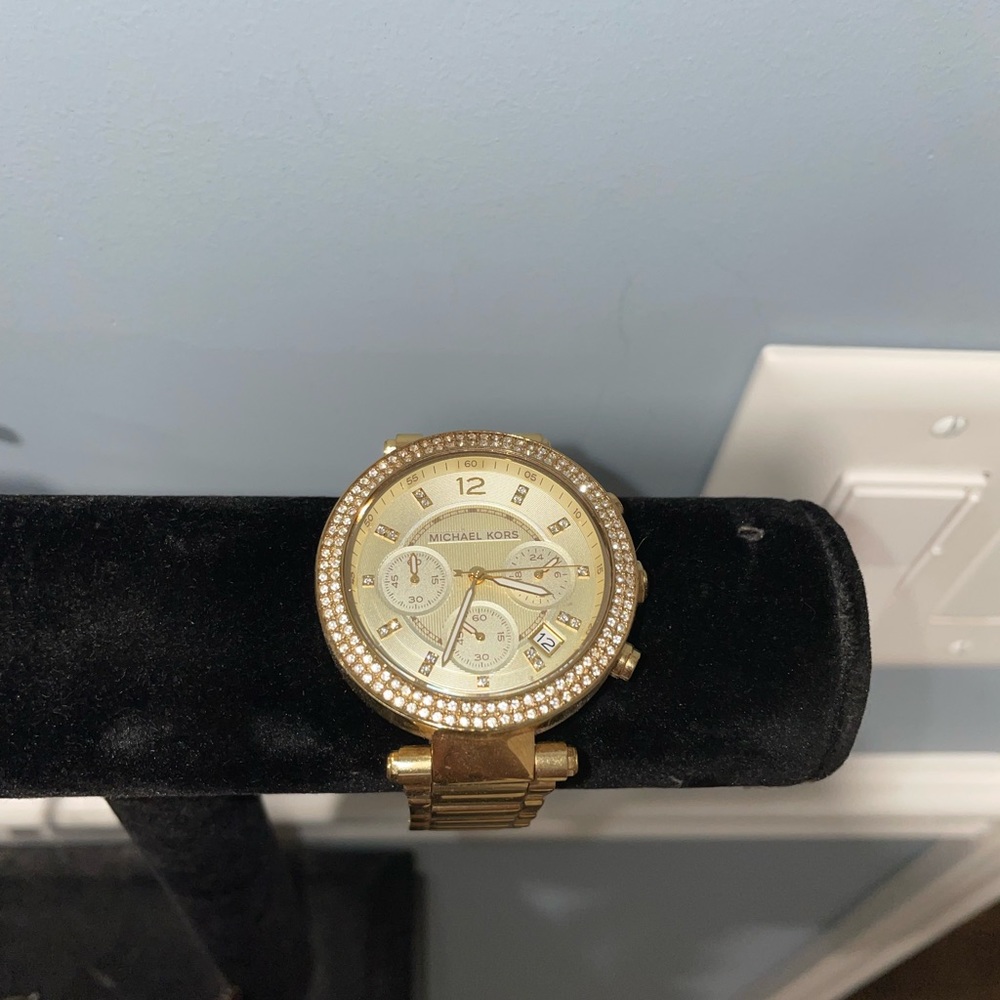 Gold michael kors watch